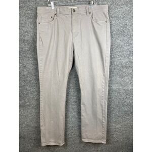 Onward Reserve Pants Mens 40X32 Gray Straight Leg 5-Pocket Chino